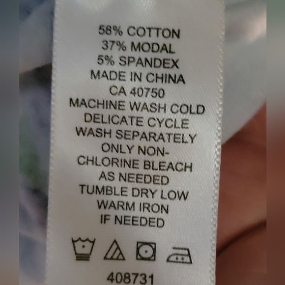 Isaac Mizrahi Live! Printed Knit swing short sleeve Dress size XXS ladies NEW - Picture 8 of 9